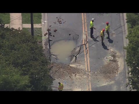 Water main break closes portion of road in Glenmont
