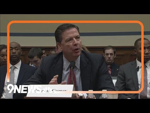 Former FBI Director James Comey indicted on charges of making a false statement, obstruction