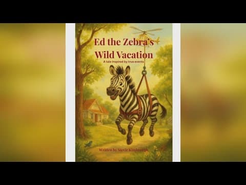 Runaway zebra from Rutherford County becomes star of new children's book