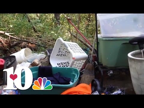 Deputies clear West Knoxville homeless camp ahead of project to improve drainage