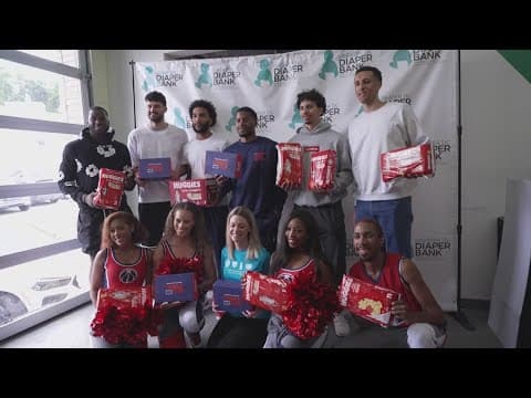 Wizards host diaper donation