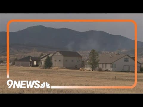 Wildfire burning west of Berthoud fully contained; evacuations lifted