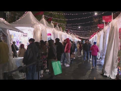 ZooLights in the rain