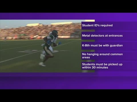 DeSoto ISD implements new safety protocols for students in attendance at athletic events
