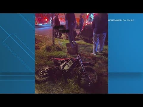 Montgomery County police warning parents of e-bike dangers
