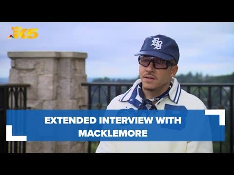 EXTENDED INTERVIEW: Macklemore spotlights Seattle teens in recovery