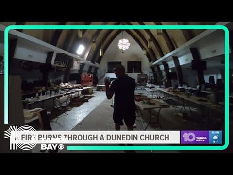Dunedin pastor speaks after church catches fire; how you can help
