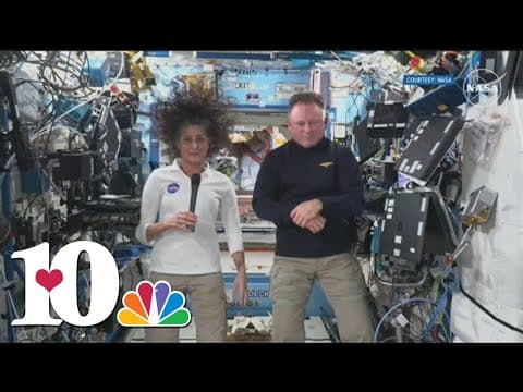 Astronauts speak from space for the first time after sending troubled Boeing Starliner home without