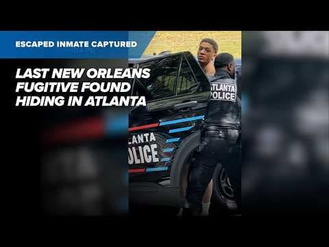 Escaped New Orleans inmate Derrick Groves captured after Atlanta standoff