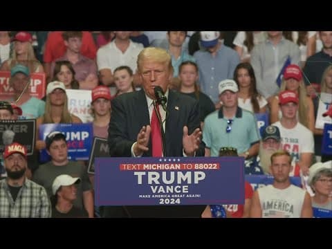 Former President Trump attends first rally since assassination attempt