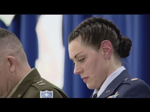 MN National Guard Maj. Katie Lunning honored with highest flying award
