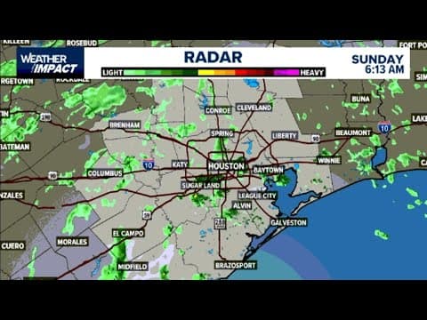Live radar: Rainy day across the Houston area