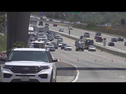 Hours-long traffic pursuit, standoff leaves both sides of I-5 in Carmel Valley area