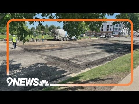 Sheridan Boulevard closed near Edgewater due to water line break