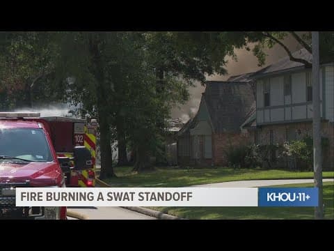 Man sets fire, barricades himself inside Kingwood home, during SWAT standoff, sheriff says