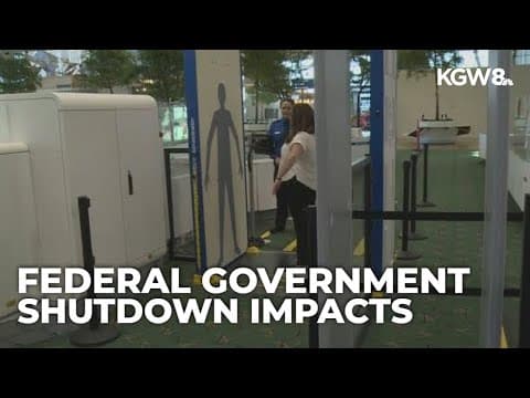 What the government shutdown means for air travel, Social Security