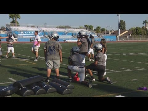 How San Diego high school football players are staying safe during heat wave