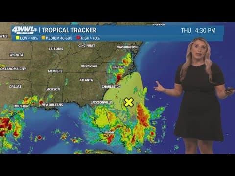 Low chance of tropical development off US Southeast coast