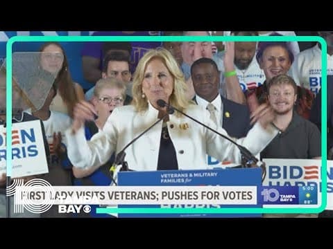 Jill Biden visits Tampa for campaign stop