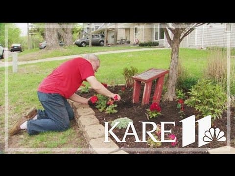 Father plants yearly garden for son killed by a distracted driver