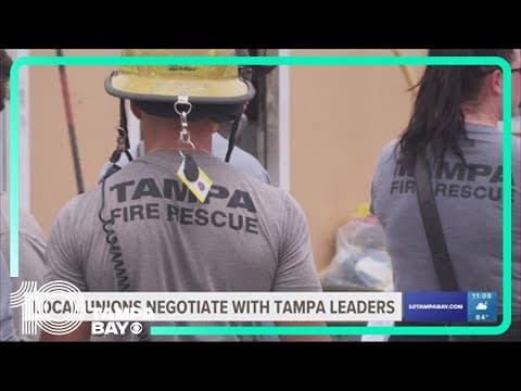 Tampa firefighters union asks for higher wages as they face an 'increased workload'