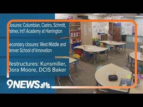 Denver Public Schools announces which schools it plans to close, merge