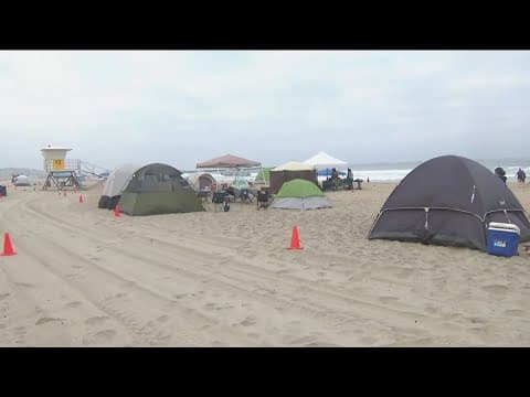 San Diego beaches start to fill up for the Fourth of July