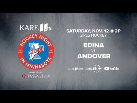 WATCH: Edina vs. Andover girls hockey