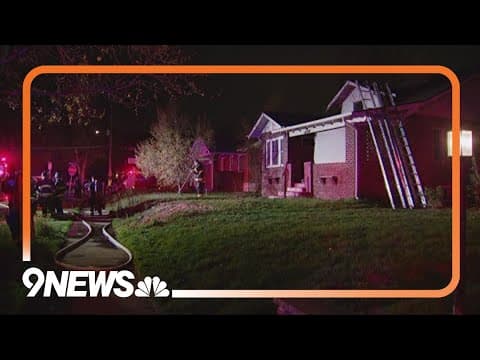 One person rescued from Denver house fire