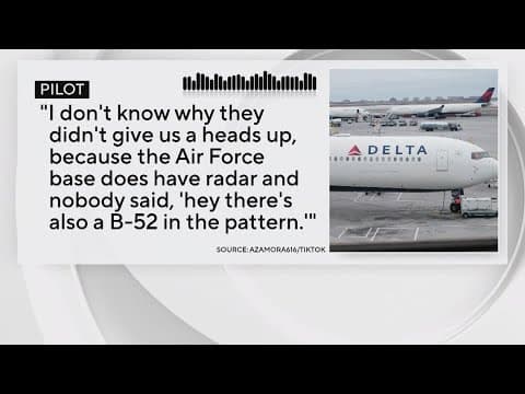 Close call between Delta flight and B-52 in North Dakota