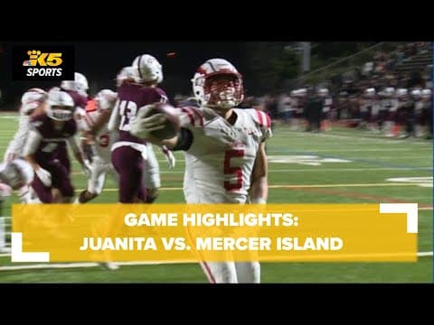 HS FOOTBALL:  JUANITA VS. MERCER ISLAND