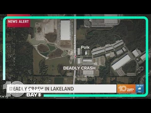 Pedestrian dead after early morning crash in Lakeland