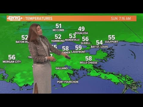 New Orleans Weather: Beautiful weather and cooler temperatures