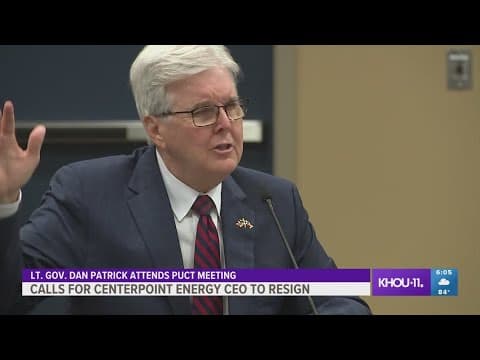 Lt. Gov. Dan Patrick calls CenterPoint Energy board to recommend CEO Jason Wells resign