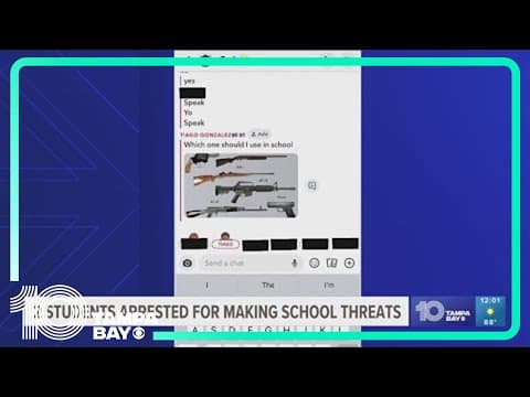 2 students arrested in Tampa Bay area for making online school threats on the same day