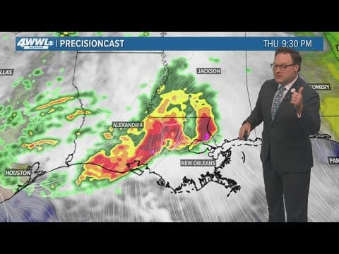 New Orleans Weather: Rounds of storms Thursday night through early Saturday