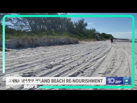 Anna Maria Island's ongoing beach renourishment
