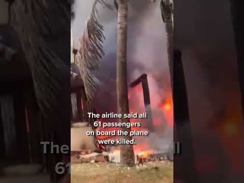 61 killed in Brazilian plane crash