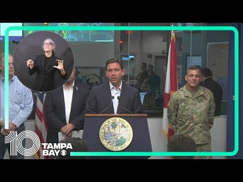 Gov. DeSantis urges Floridaians to be ready for Tropical Storm Idalia