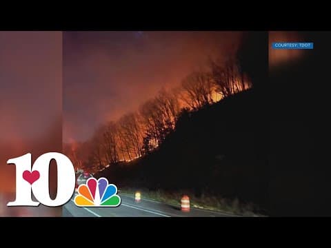 Crews battle two wildfires on Rockwood Mountain