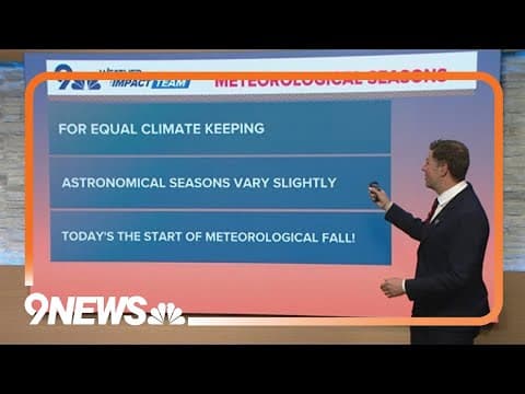 Sep. 1 marks first day of meteorological fall