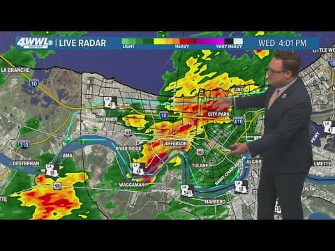 Weather Impact Alert: Threat of heavy rain, street flooding to continue into Thursday