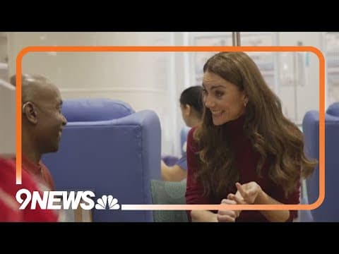 Kate Middleton, Princess of Wales, visits cancer patients