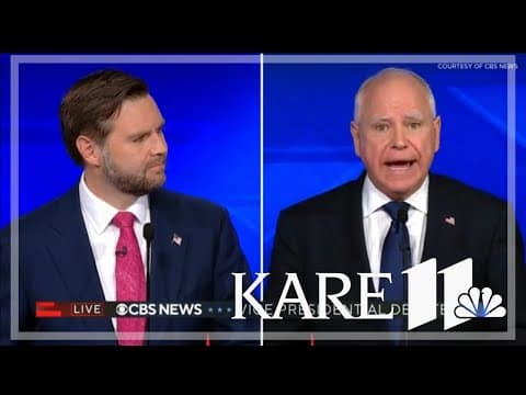 Vance and Walz focus their attacks on the top of the ticket — not each other: VP debate takeaways