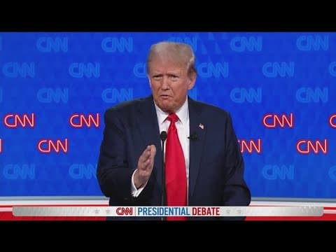 First 2024 Biden-Trump Debate: President Trump shares closing statements from June 27 event