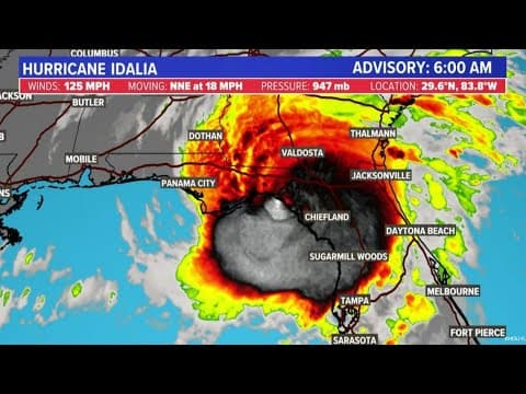 Hurricane Idalia: Check the forecast track, watches/warnings and rainfall totals