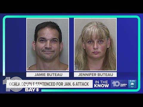 Florida couple to serve prison time for actions during Jan. 6 Capitol assault