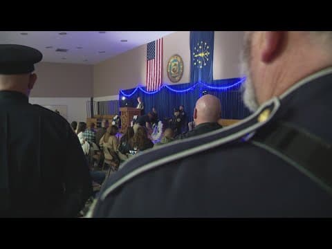 Ceremony honors fallen Indiana police officers