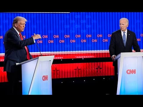 Trump slams Biden's suggestion that he is responsible for inflation | Presidential Debate 2024