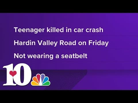 THP: Teen dead after single-vehicle wreck in Hardin Valley on Friday